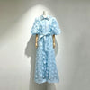 The Rosalie Dress in Sky Blue