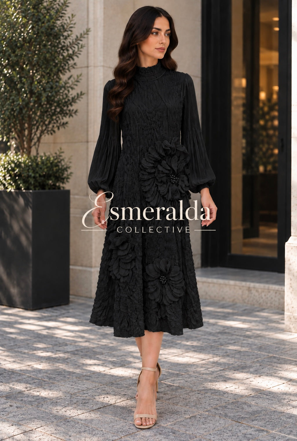 The Serena Dress In Black