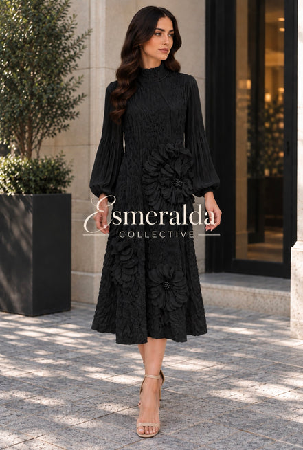 The Serena Dress In Black