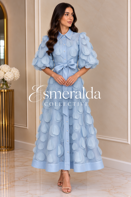 Vivienne Dress In Sky Blue