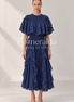 Stassie Pleated Midi Dress
