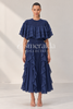 Stassie Pleated Midi Dress