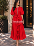 Nicole Dress In Red