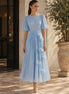 Nicole Dress in Sky Blue