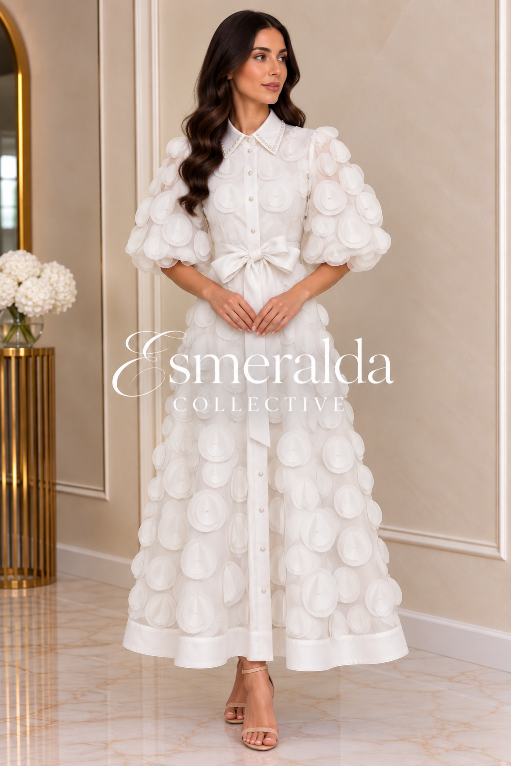 Vivienne Dress In White