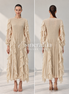 Pleated Ruffle Dress