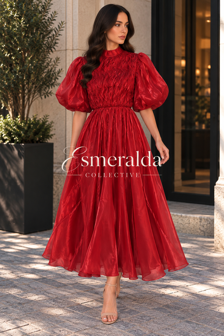 The Marisela Dress In Red