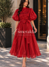 The Marisela Dress In Red
