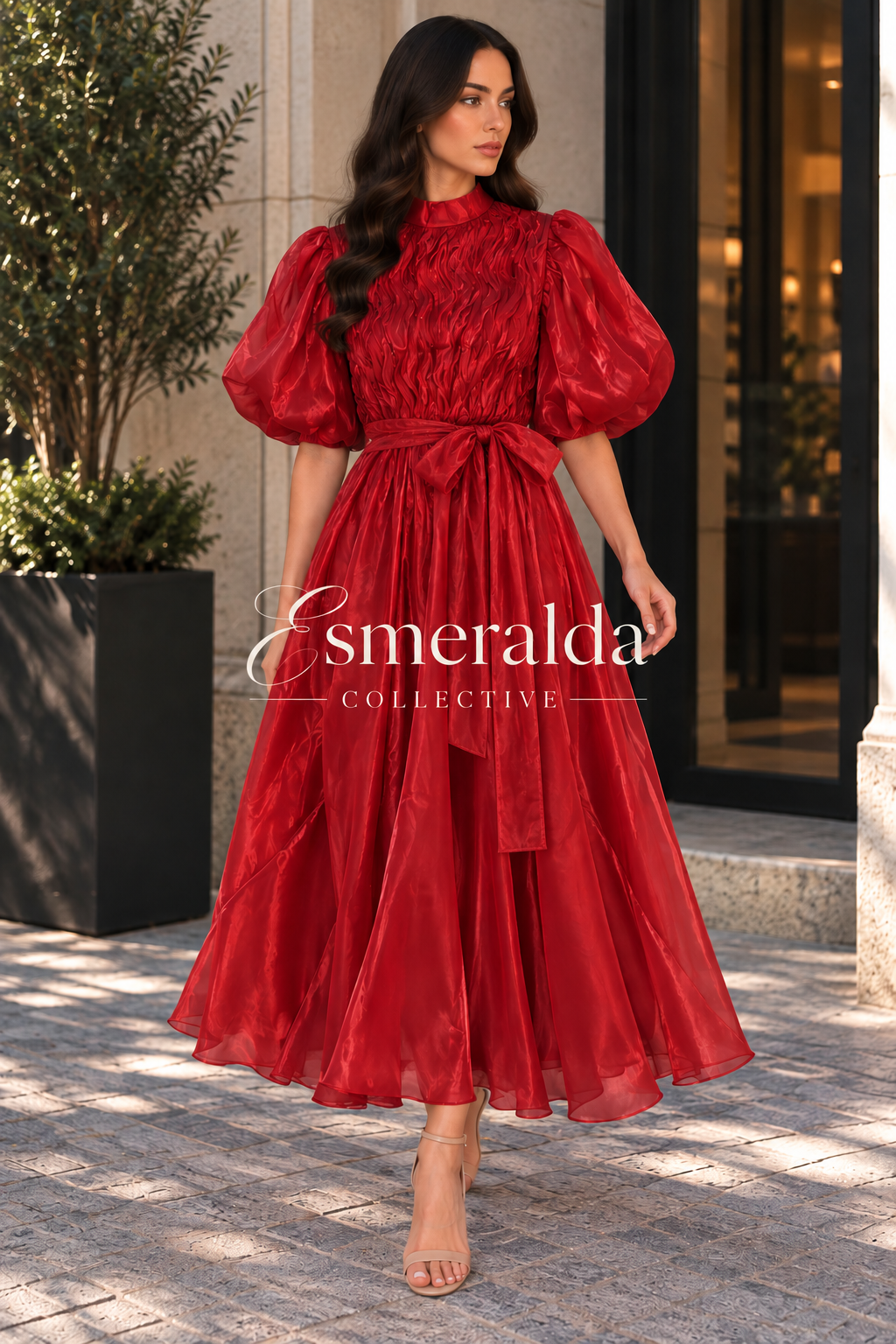 The Marisela Dress In Red