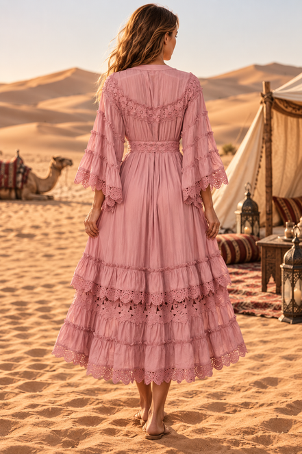 Sahara Dress in Rose