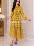 The Dalila Dress in Gold