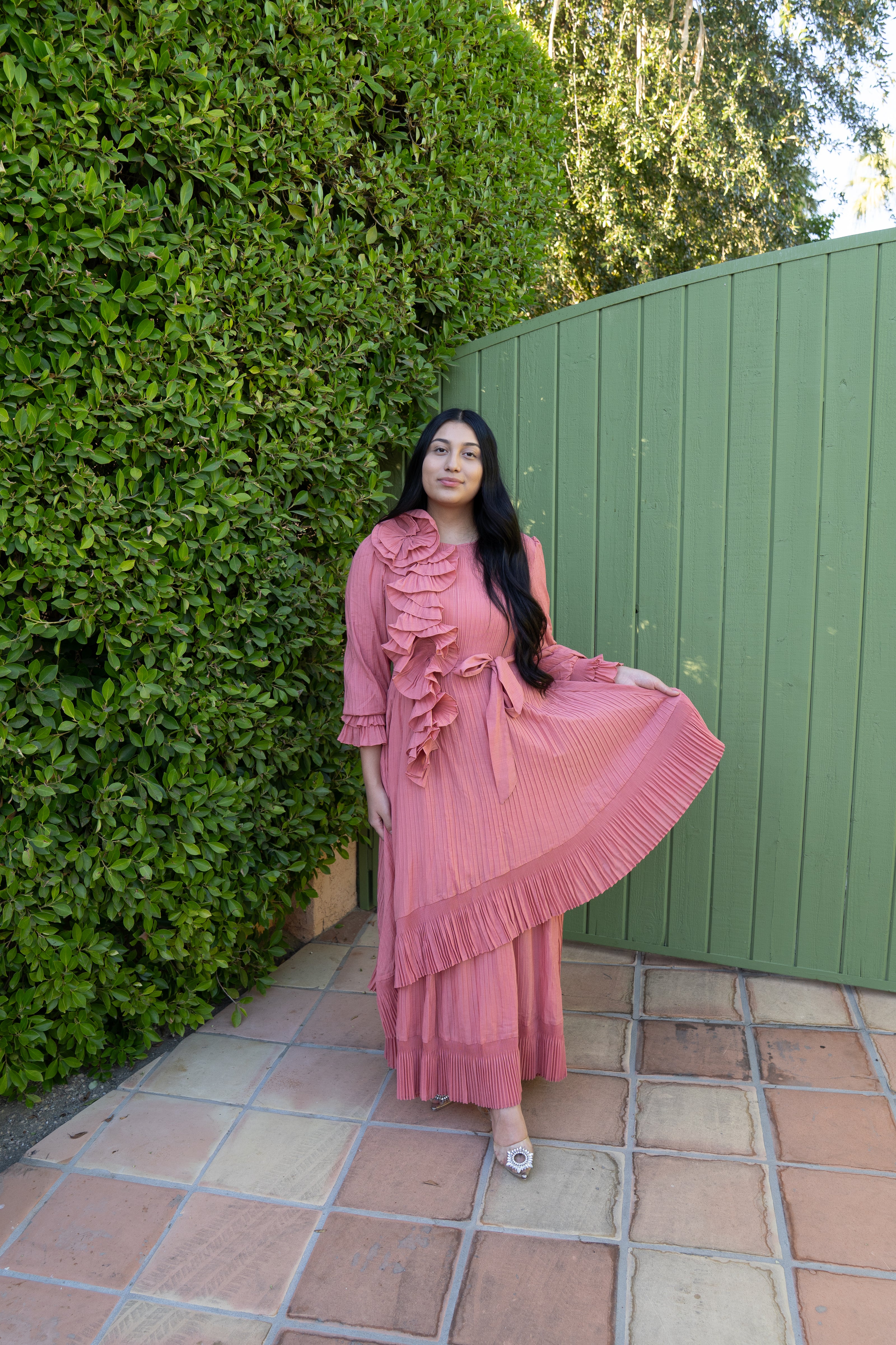Bloom in Coral Dress