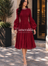 Reverie Dress in Red