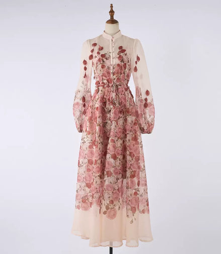 Rosevelt Petal Dress IN PINK