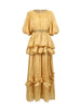 The Milan Dress In Honey Gold