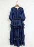 The Milan Dress In Navy Blue