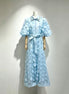 The Rosalie Dress in Sky Blue
