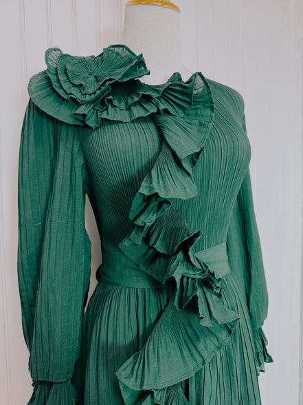 The Bloom Maxi Dress in Green