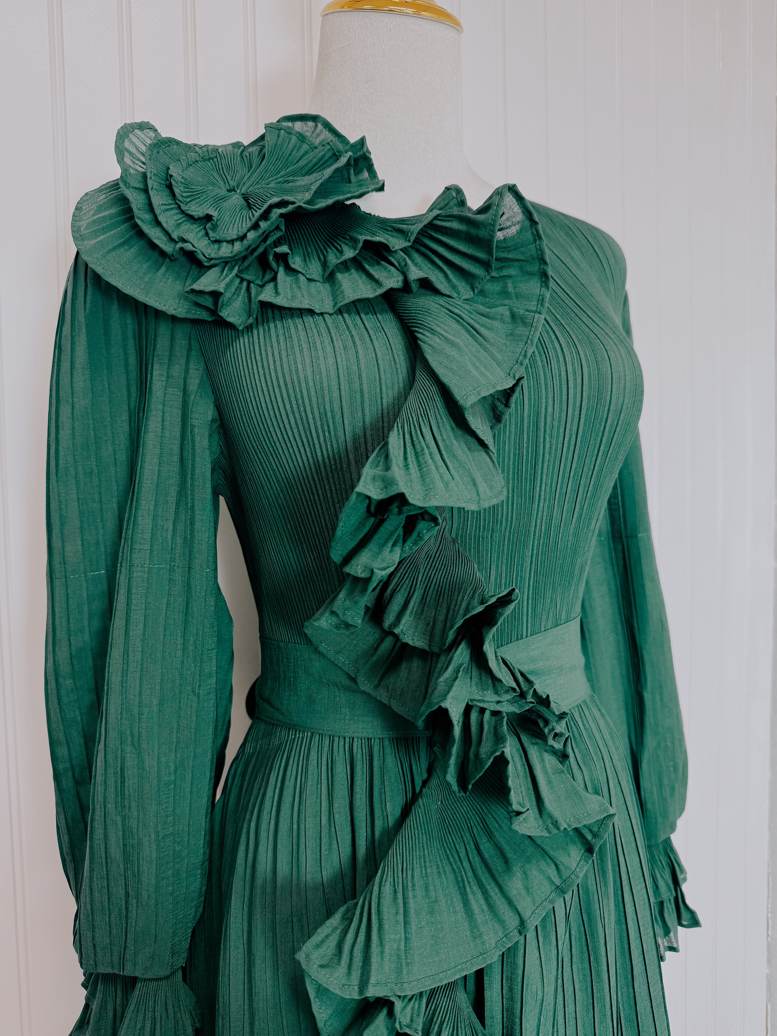 The Bloom Maxi Dress in Green